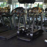 exercise equipment in fitness center